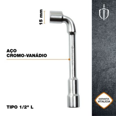 Clé à pipe standard Magnusson 1/2" 15 mm
