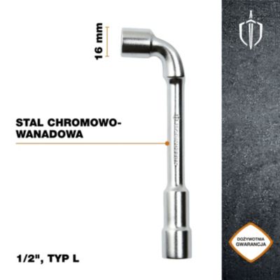 Clé à pipe standard Magnusson 1/2" 16 mm