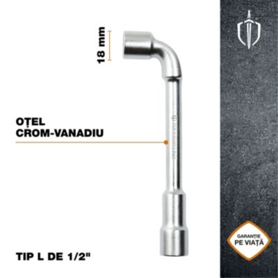 Clé à pipe standard Magnusson 1/2" 18 mm