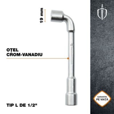 Clé à pipe standard Magnusson 1/2" 19 mm