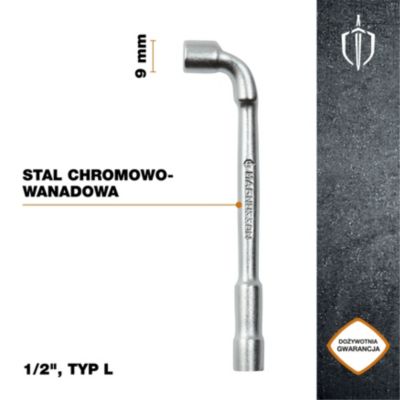 Clé à pipe standard Magnusson 1/2" 9 mm