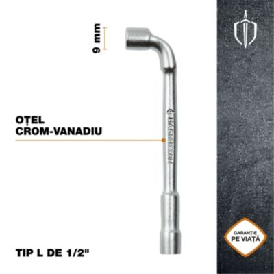 Clé à pipe standard Magnusson 1/2" 9 mm