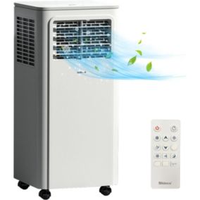 Climatiseur Mobile 3-en-1 - Climatisation + Déshumidificateur + Ventilateur avec Mode Veille - 2,1kW + Télécommande