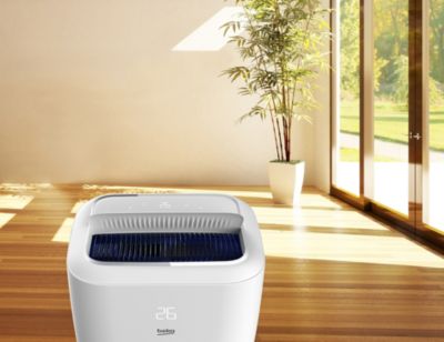Climatiseur mobile avec évacuation connecté Beko BP112C 3 vitesses 65 dB(A) + kit calfeutrage