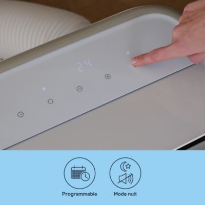 Climatiseur mobile connecté Myko 3 vitesses 18m² GoodHome 2600W