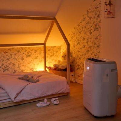 Climatiseur mobile connecté Myko 3 vitesses 18m² GoodHome 2600W