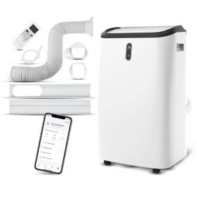 Climatiseur mobile réversible chaud/froid 16000BTU  4.7KW avec fonction Wifi et télécommande - Cool Clima