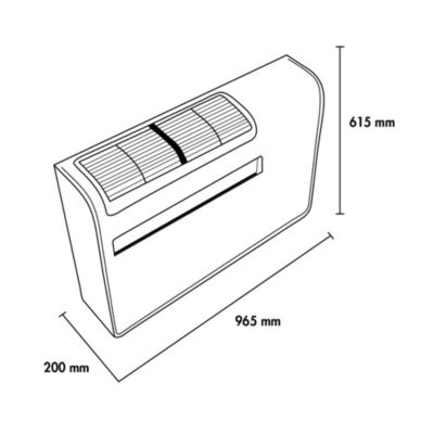Climatiseur monobloc sans évacuation Apollo 3000W
