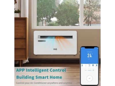 Climatiseur monobloc wifi réversible  3000W  Blanc