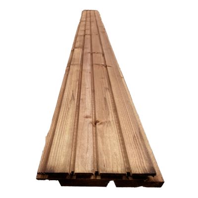 Clin pour bardage Claire-voie 12,5 x 240 cm (lot de 6 lames)