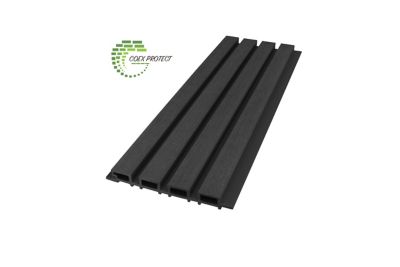 Clin pour bardage composite Greenwall Claire Voie anthracite - L.2,6 m