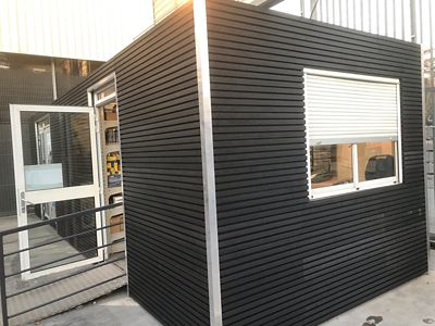 Clin pour bardage composite Greenwall Claire Voie anthracite - L.2,6 m