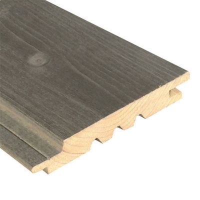 Clin pour bardage épicéa Inca gris L.2,40 m