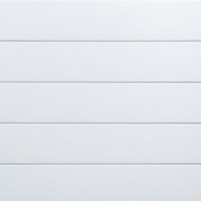 Clin pour bardage PVC Casanova blanc L.2,4 m