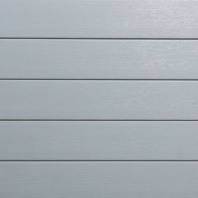 Clin pour bardage PVC Casanova gris granit L.2,4 m