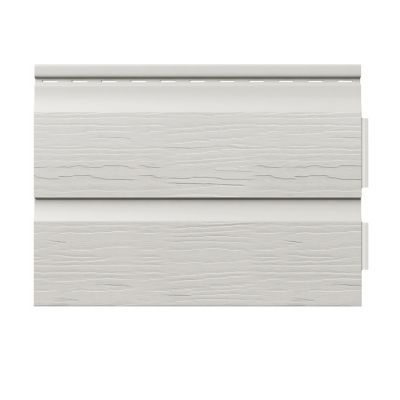 Clin pour bardage PVC Vilo gris L.2,5 m