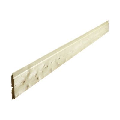 Clin pour bardage sapin vert L.2,4 m