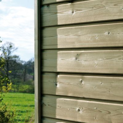 Clin pour bardage sapin vert L.2,4 m
