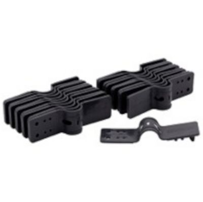 Clip de fixation brise vue Nature anthracite x20