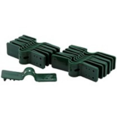 Clip de fixation brise vue Nature vert x20