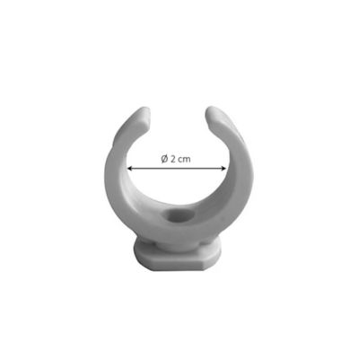 Clip de fixation Diall ø20 mm vendu par 30 pièces
