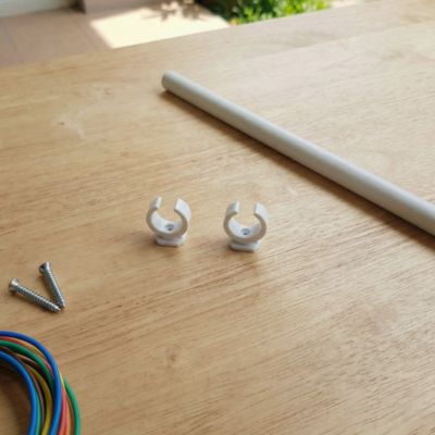 Clip de fixation Diall ø25 mm vendu par 15 pièces
