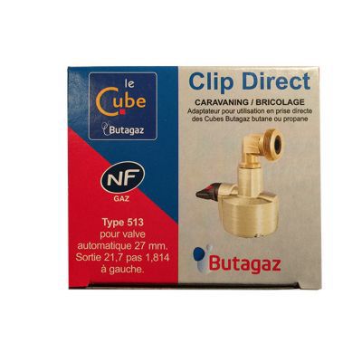 Clip direct pour cube Butagaz butane ou propane