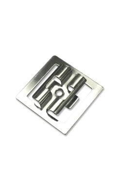 Clips de fixation acier GoodHome pour lame de terrasse x200 (avec espaceurs et clips de début et de fin)