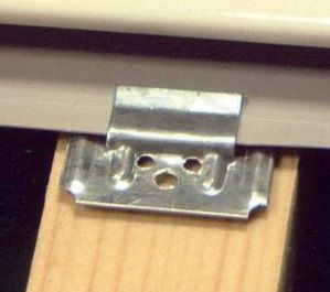 Clips pour lambris PVC n°1 bte 250 pcs + clous