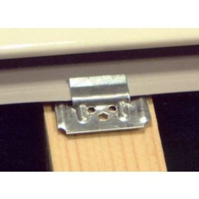 Clips pour lambris PVC n°1 bte 250 pcs + clous