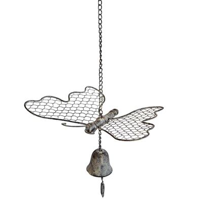 Cloche carillon papillon mirage 30x24x70cm