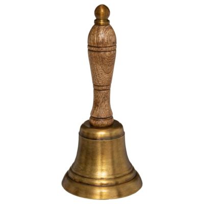 Cloche Constance H.17cm manguier et métal - Atmosphera Créateur d'intérieur