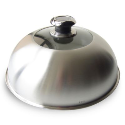 Cloche de cuisson en inox avec thermomètre Le Marquier