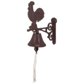 Cloche de jardin en fonte Coq  Type: Cloche & heurtoir