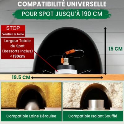 Cloche de Protection Spot x10. Jusqu'à Diametre Spot 190mm. Protection — free download