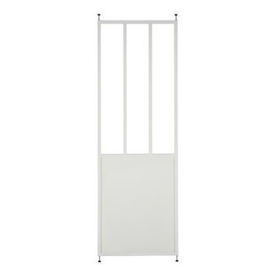 Cloison amovible 3-en-1 esprit atelier Axioma blanche H.250 x l.80 cm