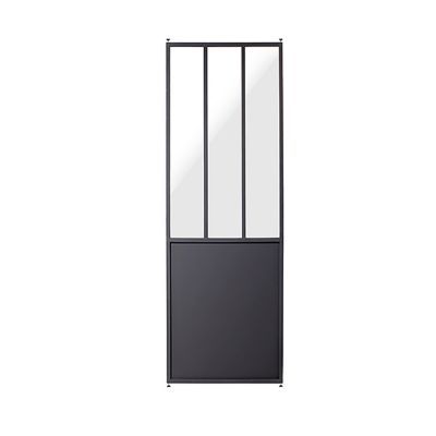 Cloison amovible 3-en-1 esprit atelier Axioma noire H.250 x l.80 cm