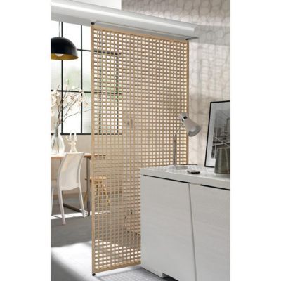 Cloison amovible 3-en-1 pin Quadratus H.250 x l.100 cm