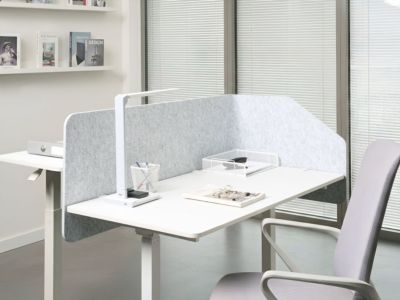Cloison amovible de bureau FOLDY Gris clair