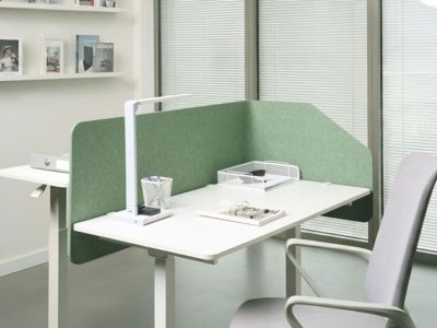 Cloison amovible de bureau FOLDY Vert clair