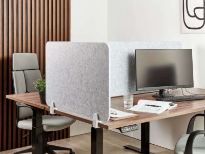 Cloison amovible de bureau SPLIT Gris