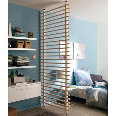 Cloison amovible pin Zetta H.250 x l.100 cm