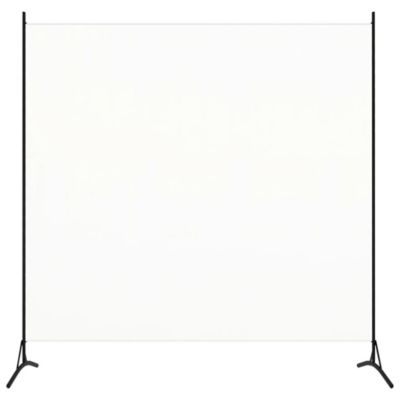 Cloison de séparation blanc 175x180 cm tissu vidaXL