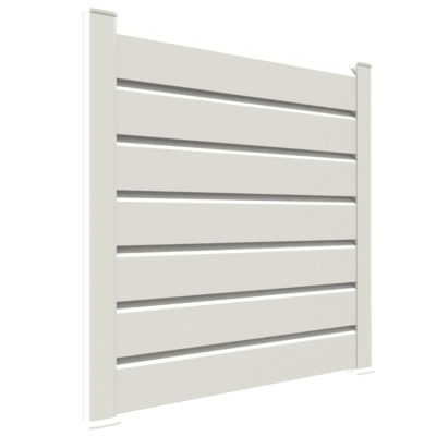 Closea Kit extension clôture PVC blanc - lg : 1m50 x ht : 1m30