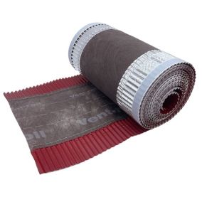 Closoir de Faîtage - Cerise -300 mm X 5 ml - Souple ventilé Aluminium et Fibre  - ral 3011