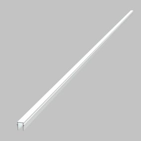 Closoir pour clôture Belty en aluminium - l.1,5 x h.180 cm - Blanc