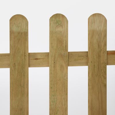 Clôture bois Blooma Liao vert 180 x h.80 cm