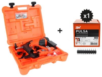 Cloueur autonome multi-matériaux P40P+ SPIT en mallette avec 500 clous C6-20 019323