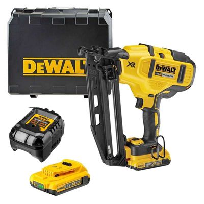 Cloueur de finition 18V XR 16GA + 2 batteries 2Ah + chargeur + coffret - DEWALT - DCN660D2-QW