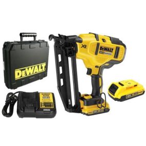 Cloueur de finition 18V XR 16GA + 2 batteries 2Ah + chargeur + coffret - DEWALT - DCN660D2-QW